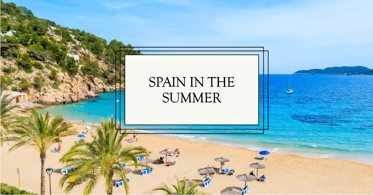 a featured blog image for an article about Spain for the Summer